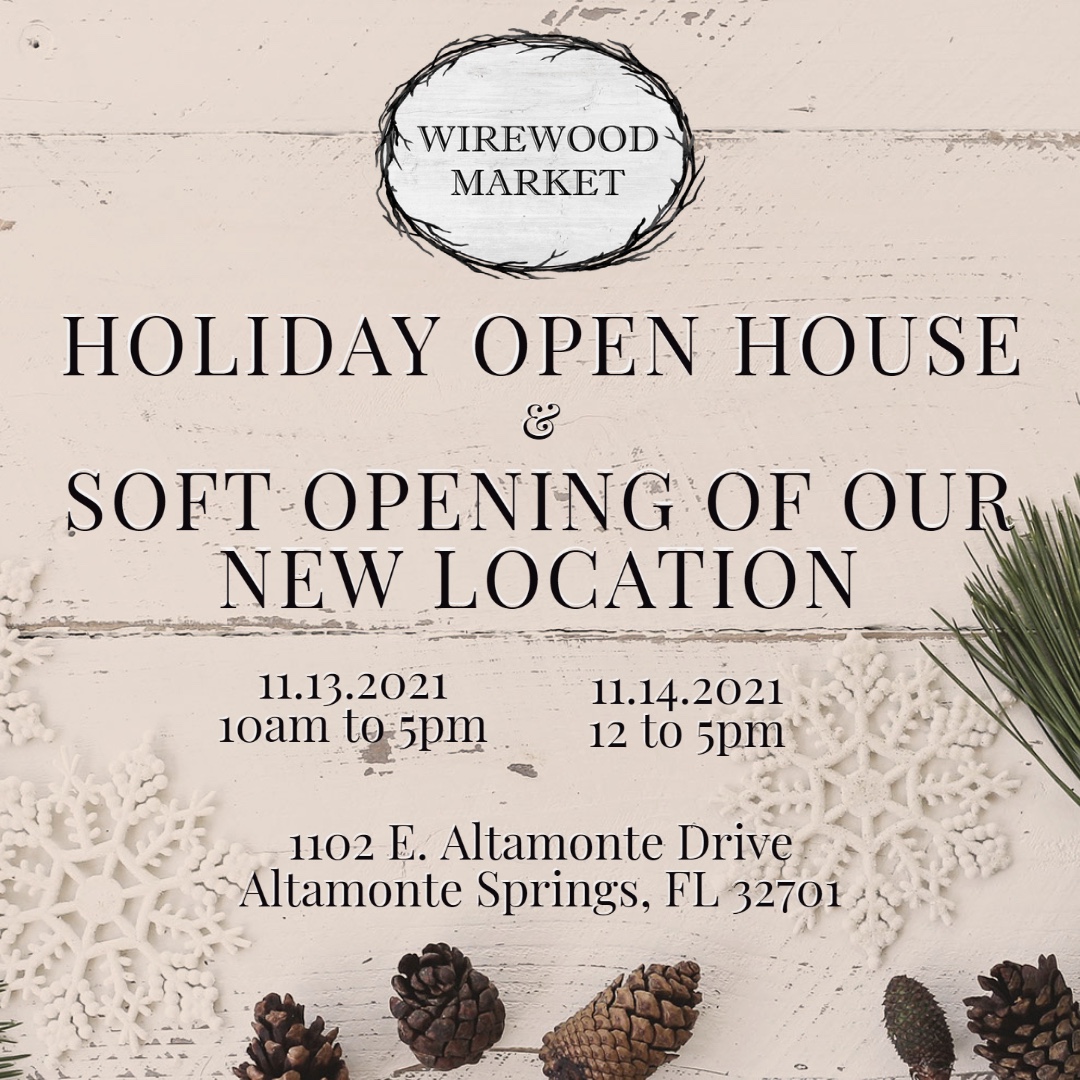 Holliday Event (at our new location!)